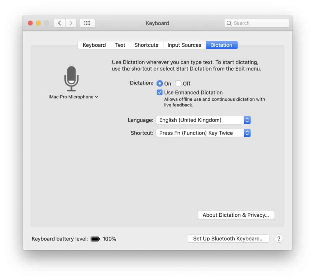 voice dictation software for mac